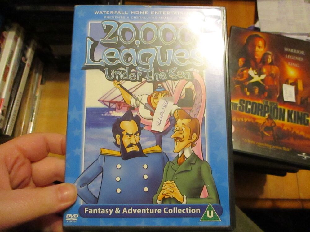 20,000 Leagues Under The Sea -  DVD - LN Disc VGC Case - Pal (S2400861)