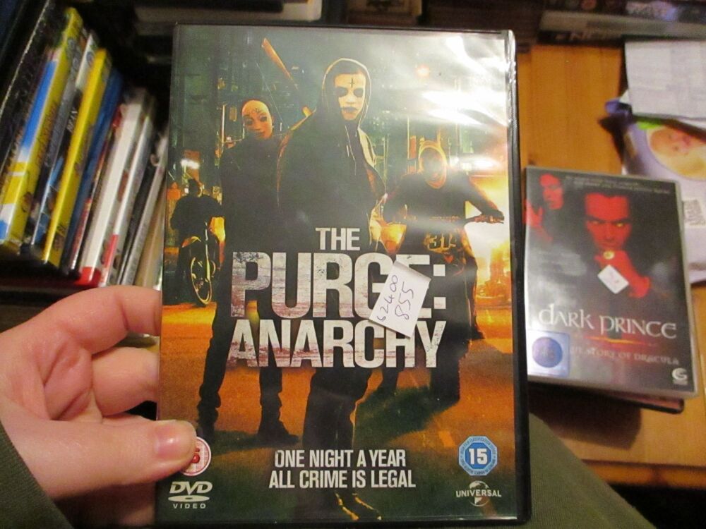The Purge - Anarchy -  DVD - LN Disc VGC Case - Pal (S2400855)