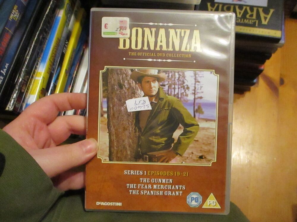 Bonanza Series 1 Ep 19-21 -  DVD - LN Disc VGC Case - Pal (S2400839)