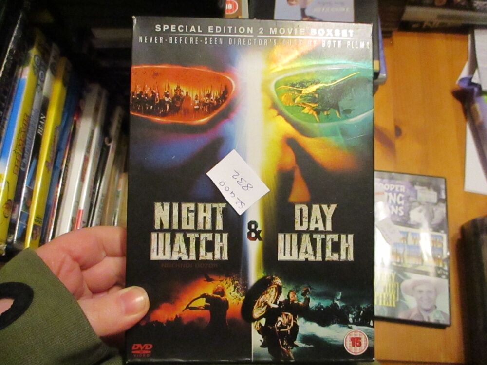 Night Watch and Day Watch Special Edition Box Set -  DVD - LN/FS Disc VGC Case - Pal (S2400832)