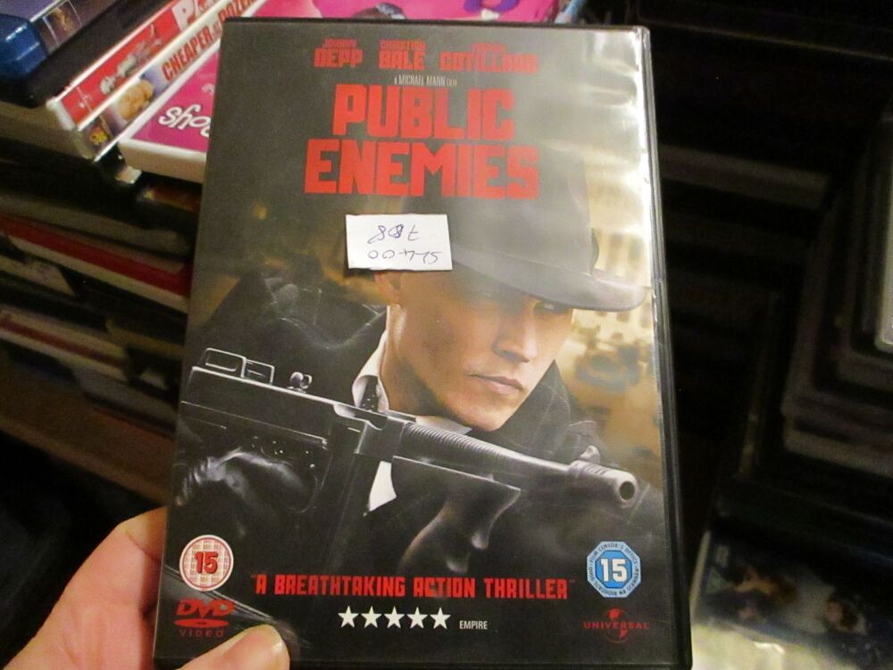 Public Enemies -  DVD - LN Disc VGC Case - Pal (S2400708)