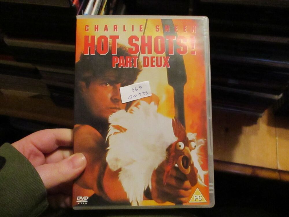 Hot Shot! Part Deux - DVD - LN Disc VGC Case - Pal (S2400697)