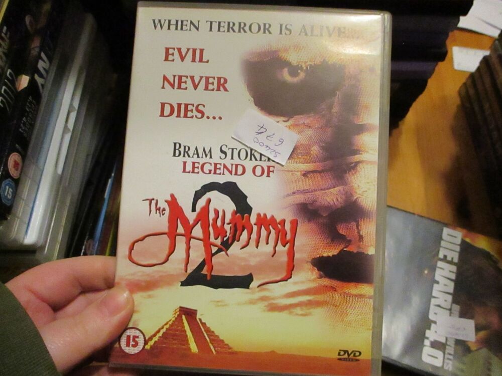 Bram Stokers - Legend Of The Mummy 2  - DVD - LN Disc - VGC Case - Pal (S2400674)