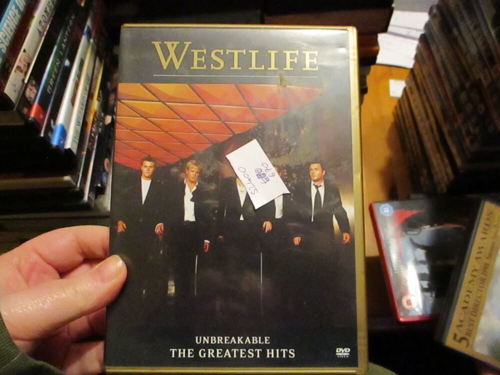 Westlife - Unbreakable The Greatest Hits - DVD - FS Disc - VGC Case - Pal (S2400670)