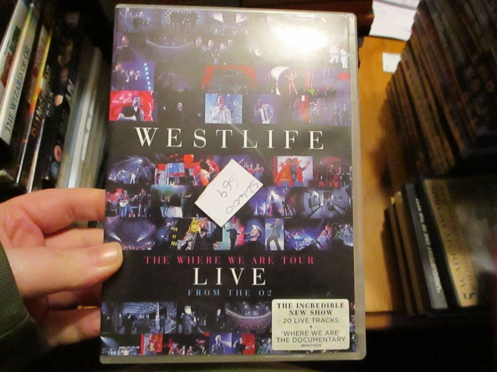 Westlife - The Where We Are Tour - Live From The O2 - DVD - LN Disc - VGC Case - Pal (S2400669)