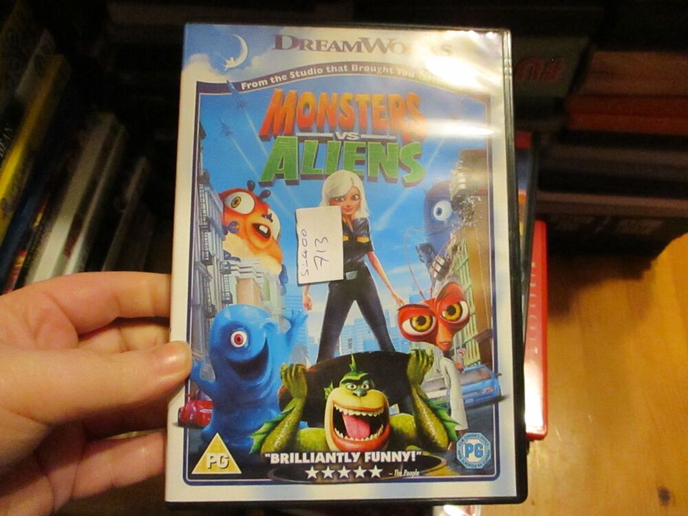 Monster VS Aliens - DVD - FS Disc - VGC Case - Pal (S2400713)