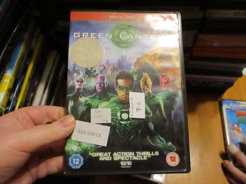 The Green Lantern - Rental Copy - DVD - HSM Disc - VGC Case - Pal (S2400714)