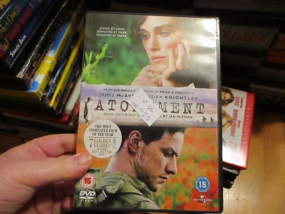 Atonement - DVD - LN Disc - VGC Case - Pal (S2400717)