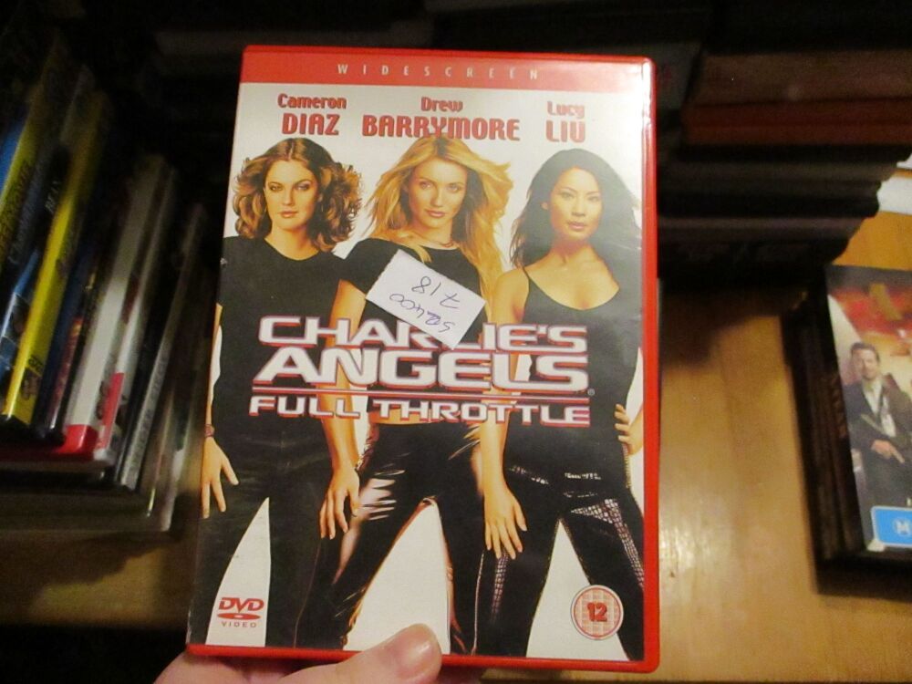 Charlies Angels Full Throttle - DVD - LN Disc - VGC Case - Pal (S2400718)