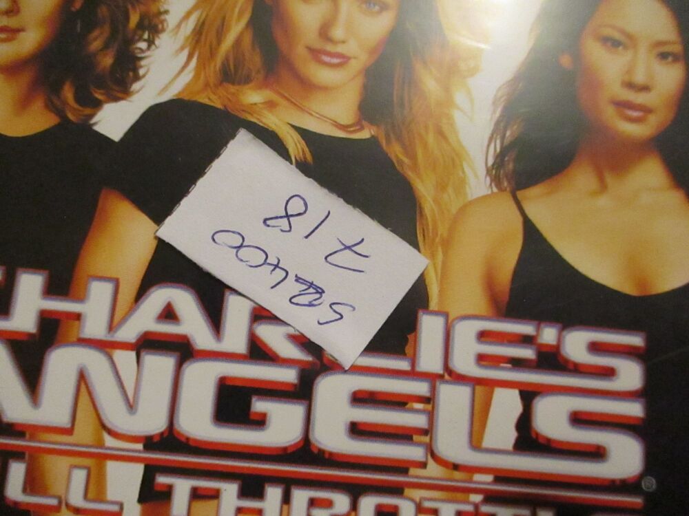 Charlies Angels Full Throttle - DVD - LN Disc - VGC Case - Pal (S2400718)