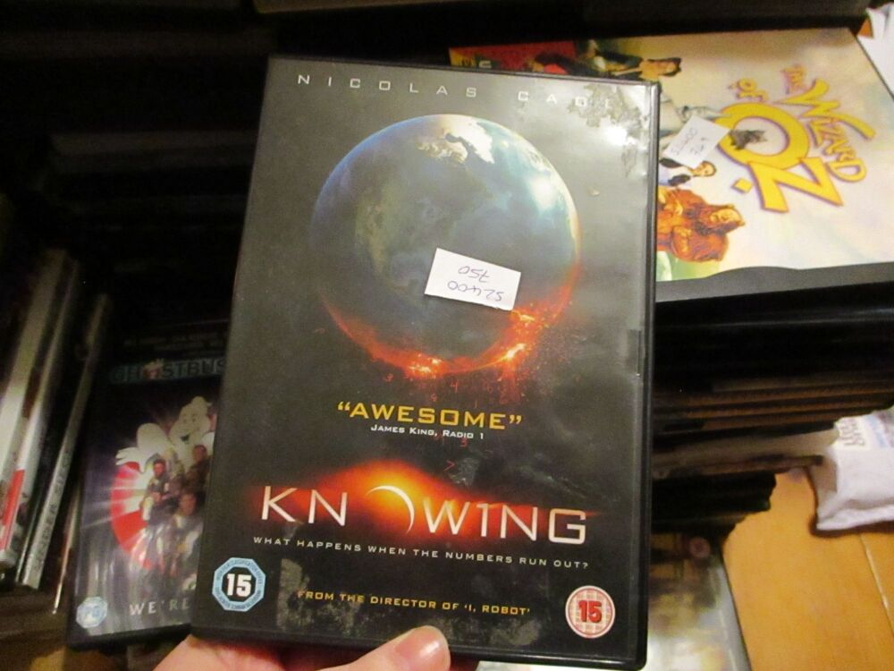 Knowing - DVD - VLSS Disc - VGC Case - Pal (S2400750)