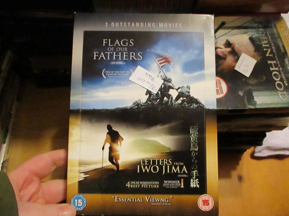 Flags Of Our Fathers & Letters From Iwo Jima - DVD - LN Disc - NOC Case - Pal (S2400744)
