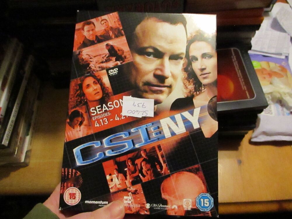 CSI NY Season 4 Ep 13-21 - DVD - LN Disc - VGC Case - Pal (S2400739)