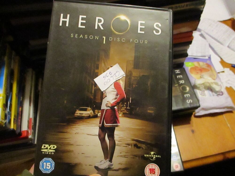 Heroes Season 1 Disc 4 - DVD - FP Disc - VGC Case - Pal (S2400735)