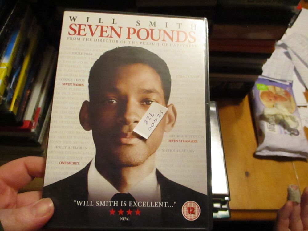 Seven Pounds - DVD - LN Disc - VGC Case - Pal (S2400728)