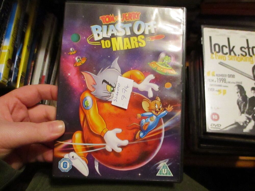 Tom & Jerry Blast Off To Mars - DVD- FS Disc - VGC Case - Pal (S2400774)
