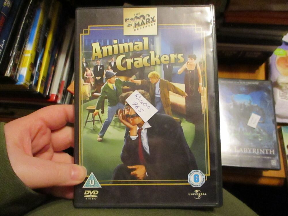 Animal Crackers - DVD- FS Disc - VGC Card Case - Pal (S2400765)