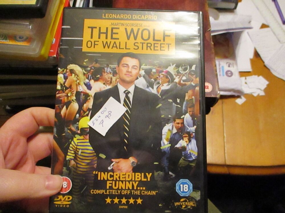 The Wolf Of Wall Street - DVD- LN Disc - VGC Case - Pal (S2400798)