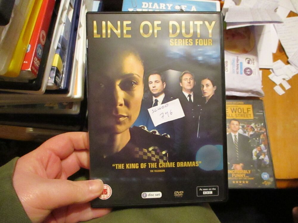 Line Of Duty - Series 4 - DVD- LN Disc - VGC Case - Pal (S2400796)