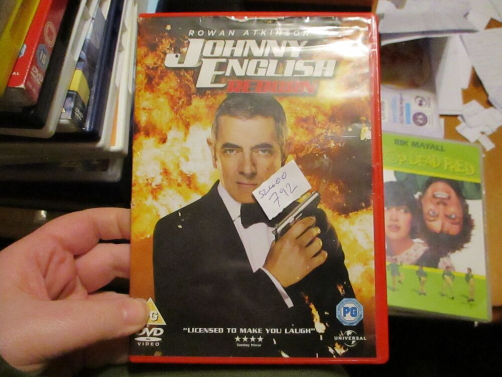 Johnny English - Reborn - DVD- LN Disc - VGC Case - Pal (S2400792)