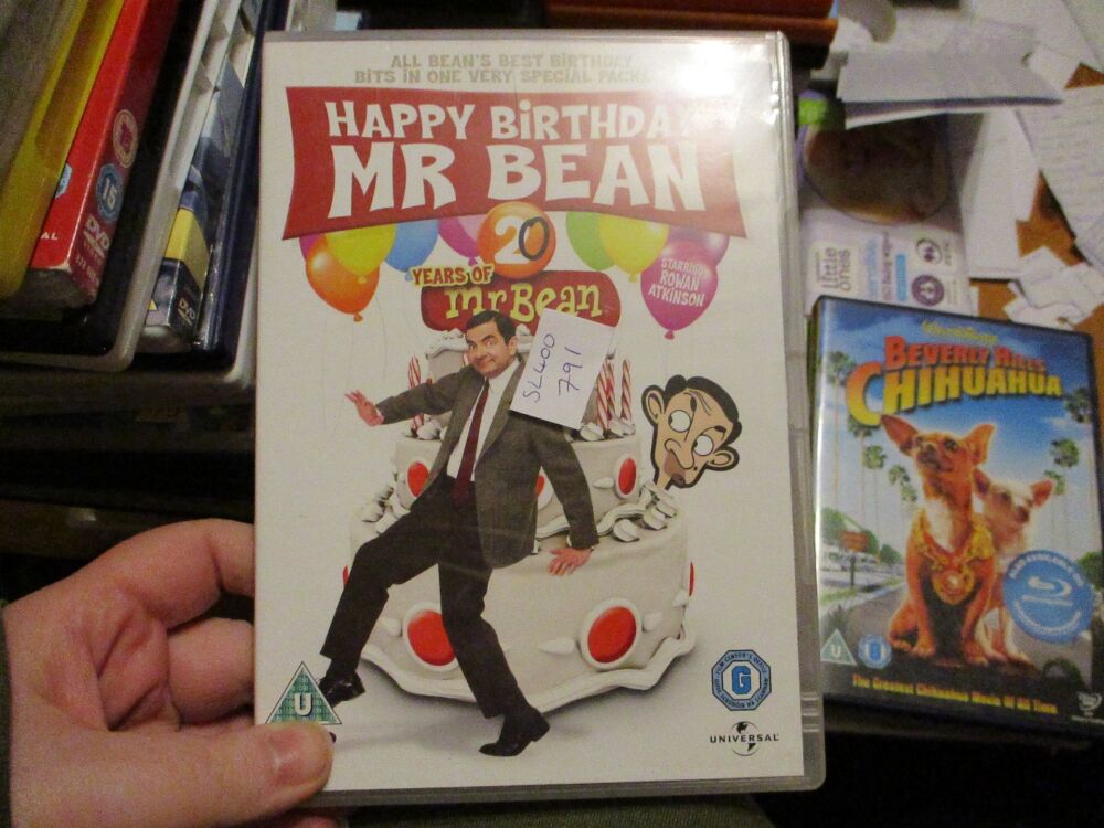 Happy Birthday Mr Bean - 20 Years of Mr Bean - DVD- FS Disc - VGC Case - Pal (S2400791)