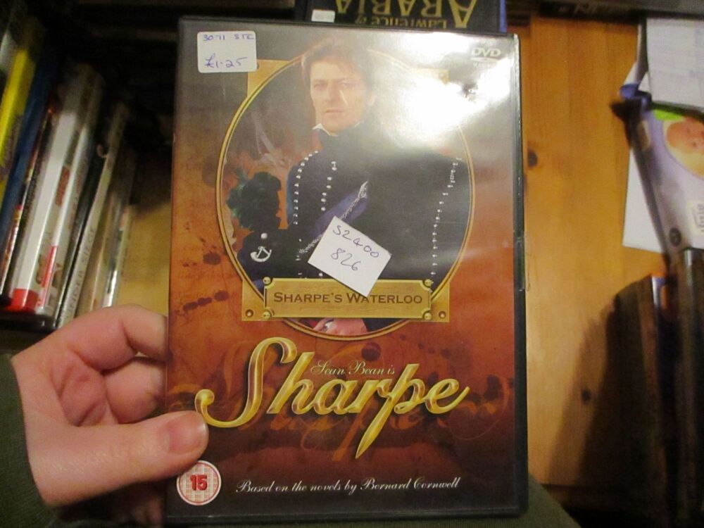 Sharpe's Waterloo - Sean Bean's Sharpe - DVD - LN Disc - VGC Case - Pal (S2400826)