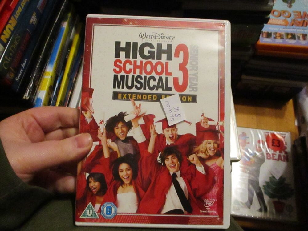 High School Musical 3 - Extended Edition - DVD - VLSS Disc - VGC Case - Pal (S2400816)