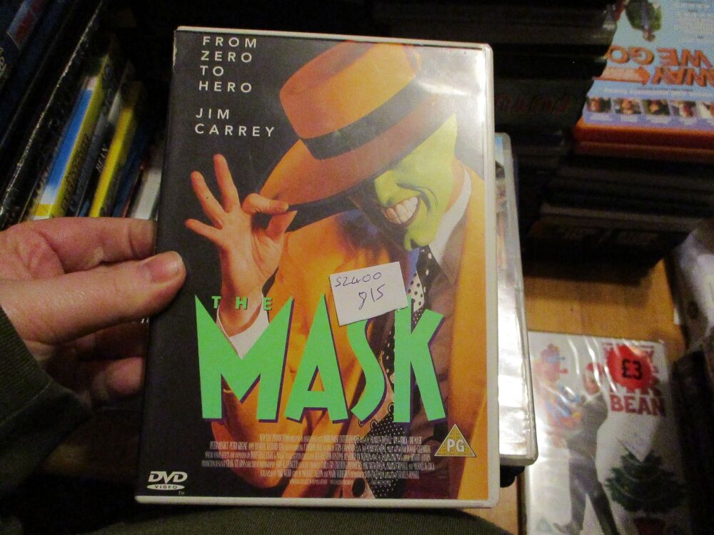 The Mask - Jim Carrey - DVD - FP/VLSS Disc - VGC Case - Pal (S2400815)