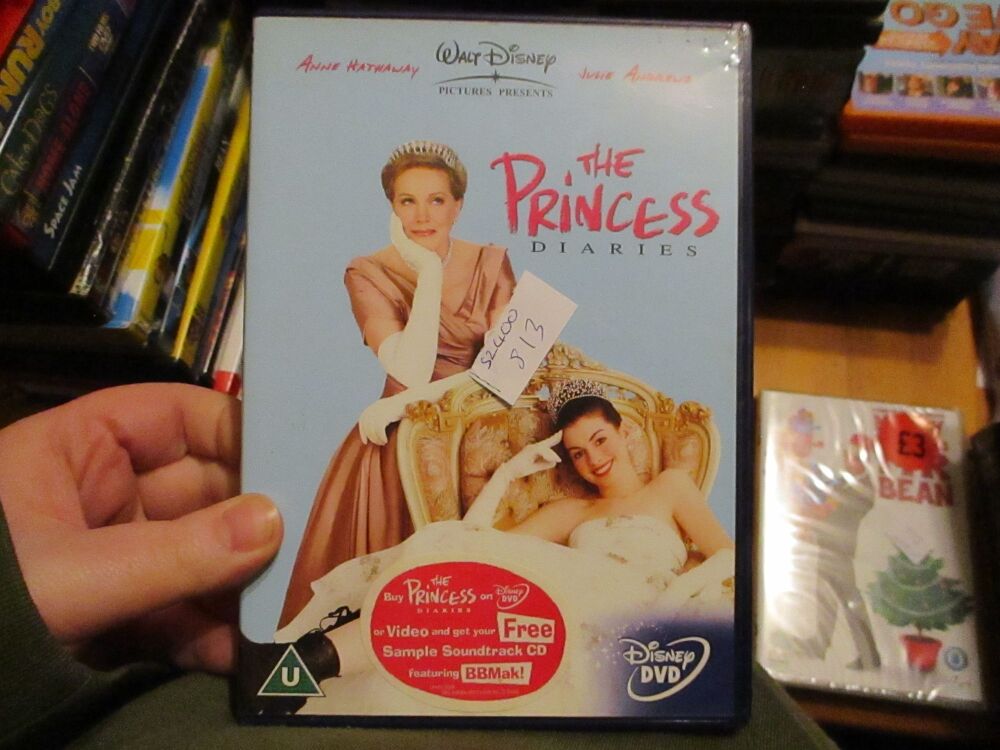 The Princess Diaries - DVD - LM/FP Disc - VGC Case - Pal (S2400813)