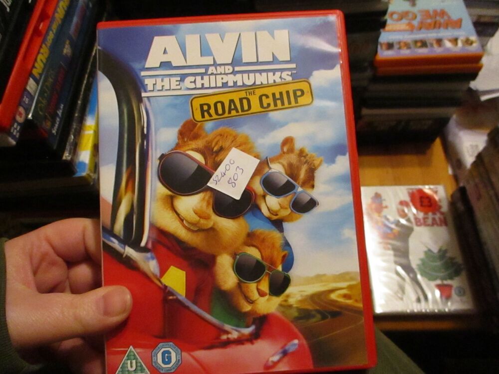 Alvin & The Chipmunks - The Road Chip - DVD - LN Disc - VGC Case - Pal (S2400803)
