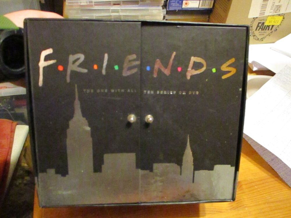 Friends Complete Series 1-10 Box Set "Cabinet Style" - DVD - FP/FS/LN Disc - VGC Case - Pal (S2400668)
