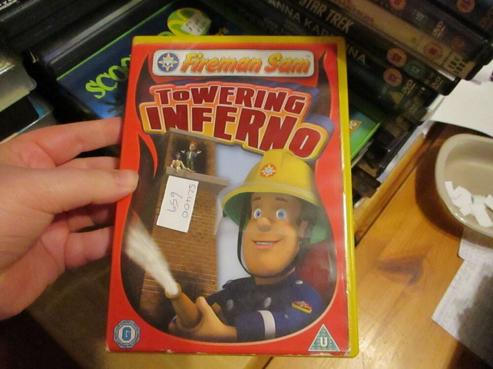 Fireman Sam - Towering Inferno - DVD - VLSS/FP Disc - VGC Case - Pal (S2400659)