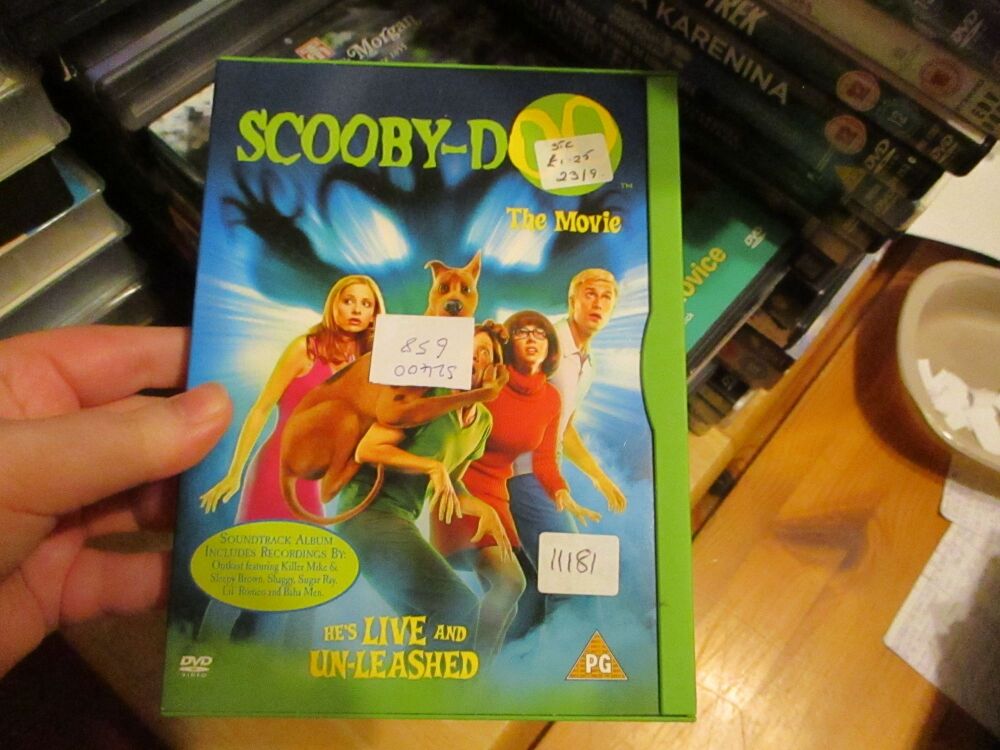 Scooby Doo! The Movie - DVD - Dusty Disc - VGC Case - Pal (S2400658)