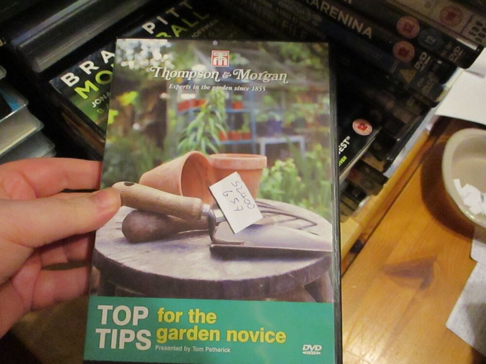 Top Tips For The Garden Novice - Thompson & Morgan- DVD - Dusty Disc - VGC Case - Pal (S2400657)