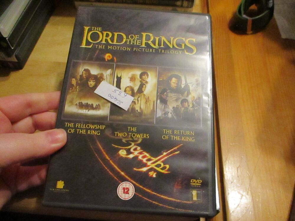 The Lord Of The Rings Motion Picture Trilogy - DVD - LN Disc - VGC Case - Pal (S2400635)