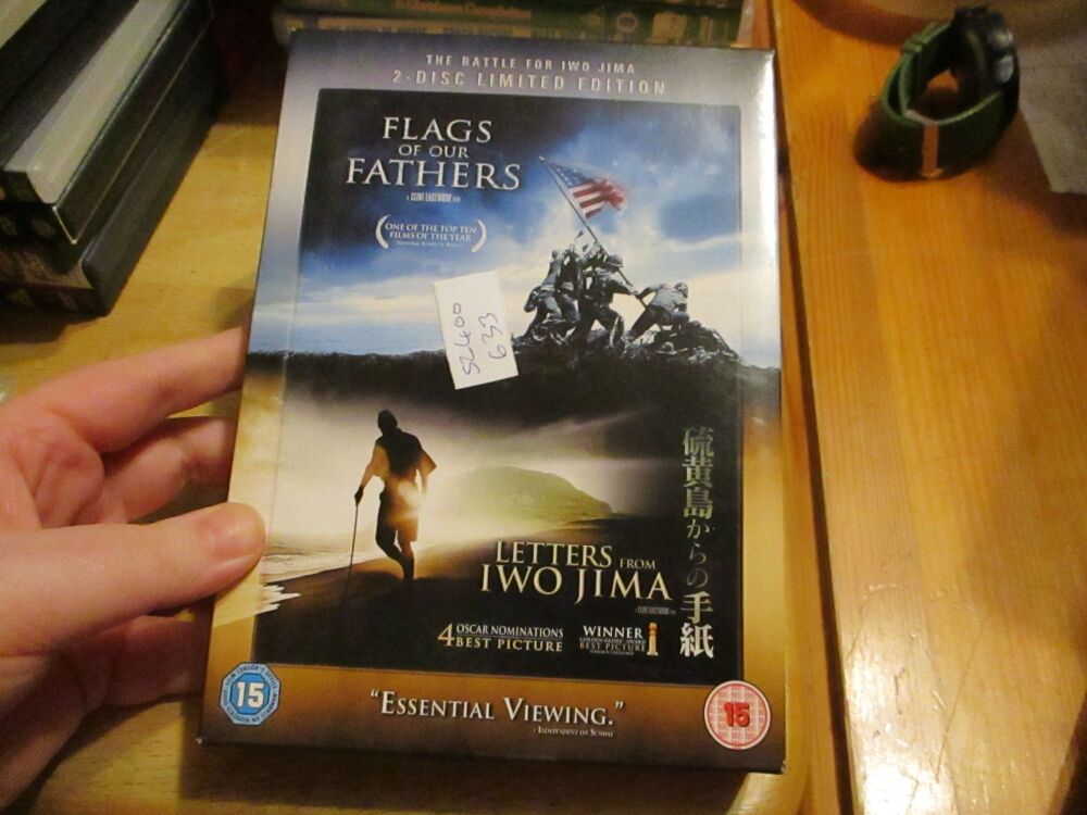 Flags Of Our Fathers / Letters From Iwo Jima - DVD - LN Disc - VGC Case - Pal (S2400633)