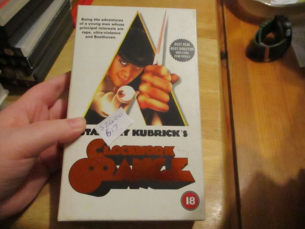 Stanley Kubrick's Clockwork Orange - VHS - VGC Tape & Case - Pal (S2400613)