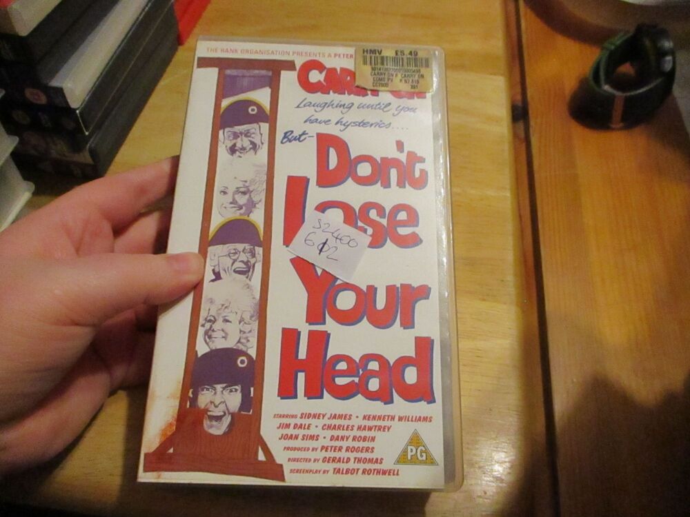 Carry On - Don't Lose Your Head - VHS - VGC Tape & Case - Pal (S2400612)