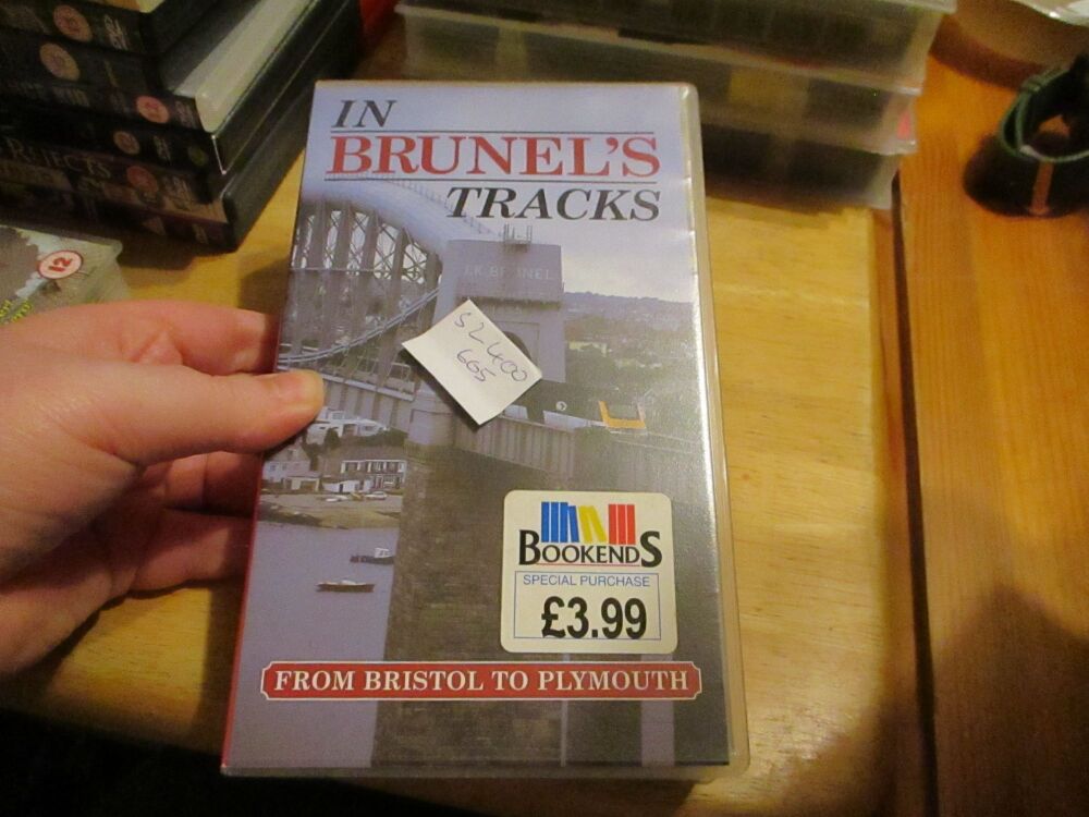 In Brunel's Tracks - From Bristol To Plymouth  - VHS - VGC Tape & Case - Pal (S2400605)