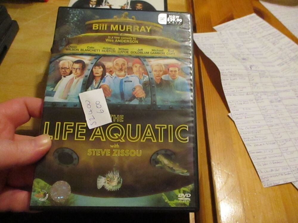 The Life Aquatic with Steve Zissou - DVD - Dusty Disc - VGC Case - Pal (S2400600)