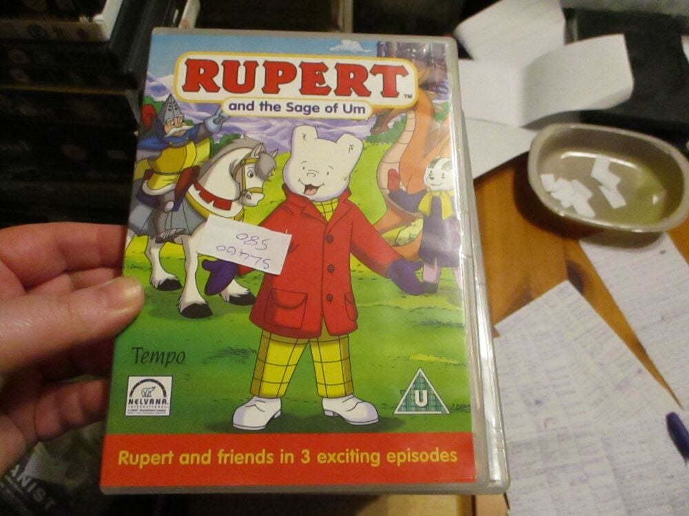 Rupert and the Sage of Um - Rupert The Bear - DVD - FP Disc - VGC Case - Pal (S2400580)