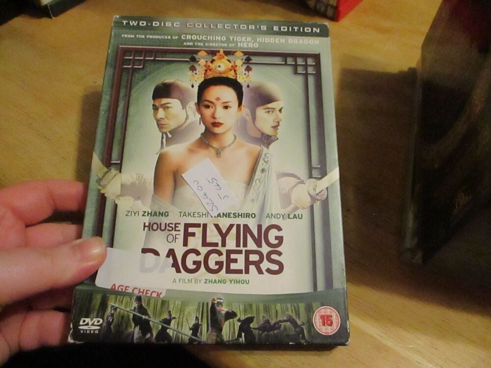 House Of Flying Daggers 2 Disc Collectors Edition - DVD - VLSS/LN Disc - VGC Case - Pal (S2400545)