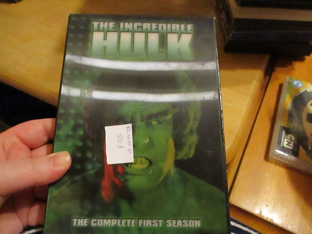 The Incredible Hulk - The Complete First Season - DVD - FS/Dusty/FP Disc - VGC Case - Pal (S2400508)