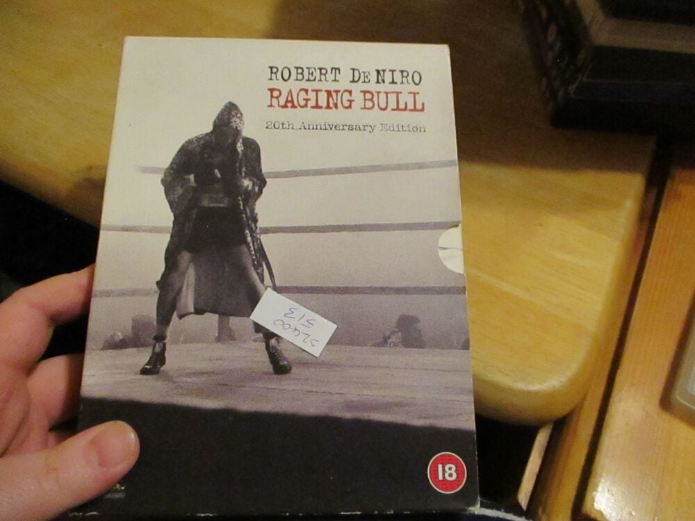 Raging Bull 20th Anniversary Edition - DVD - FS Disc - VGC Case - Pal (S2400513)