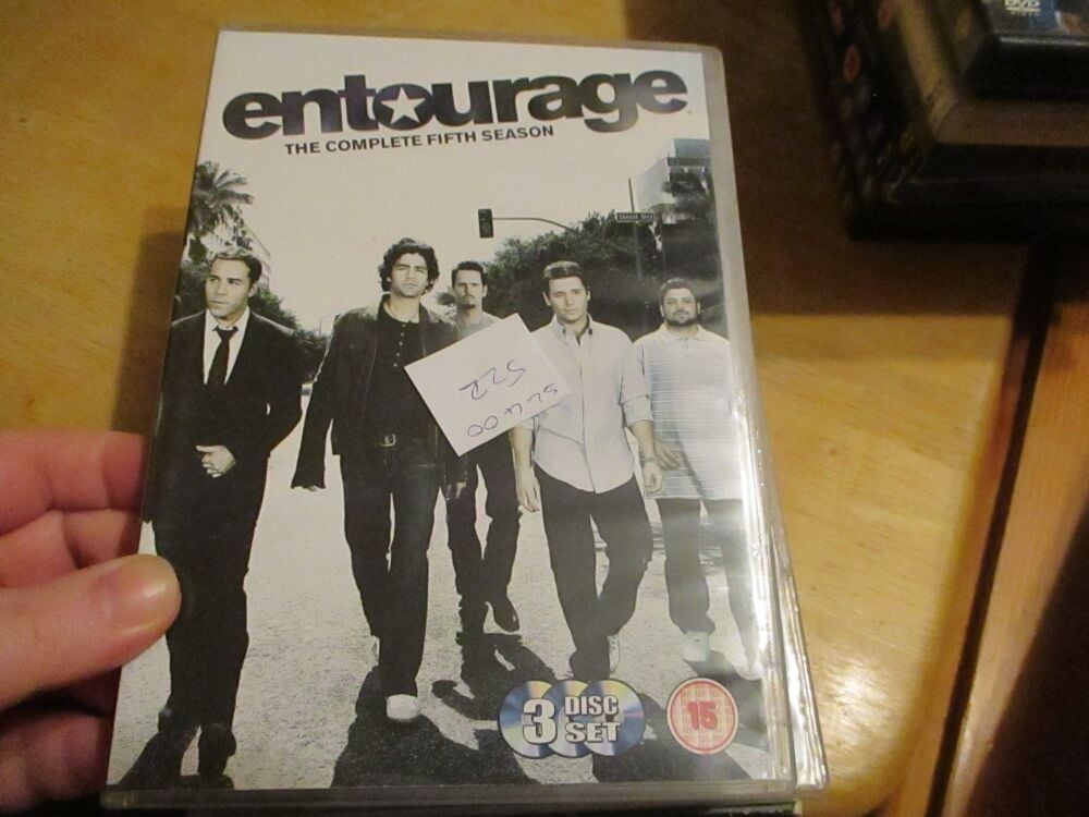 Entourage The Complete Fifth Season - DVD - VLSS Disc - VGC Case - Pal (S2400522)