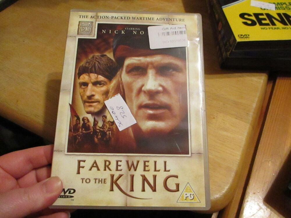 Farewell To The King - DVD - LN Disc - VGC Case - Pal (S2400528)