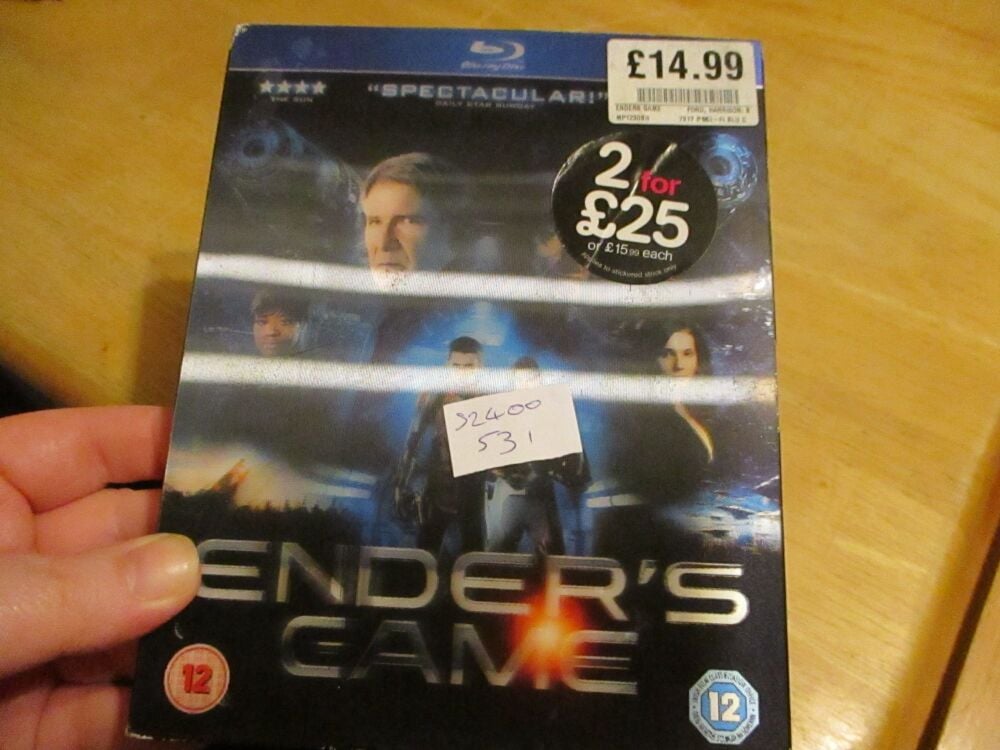 Ender's Game - Bluray - LN Disc - VGC Case - Pal (S2400531)