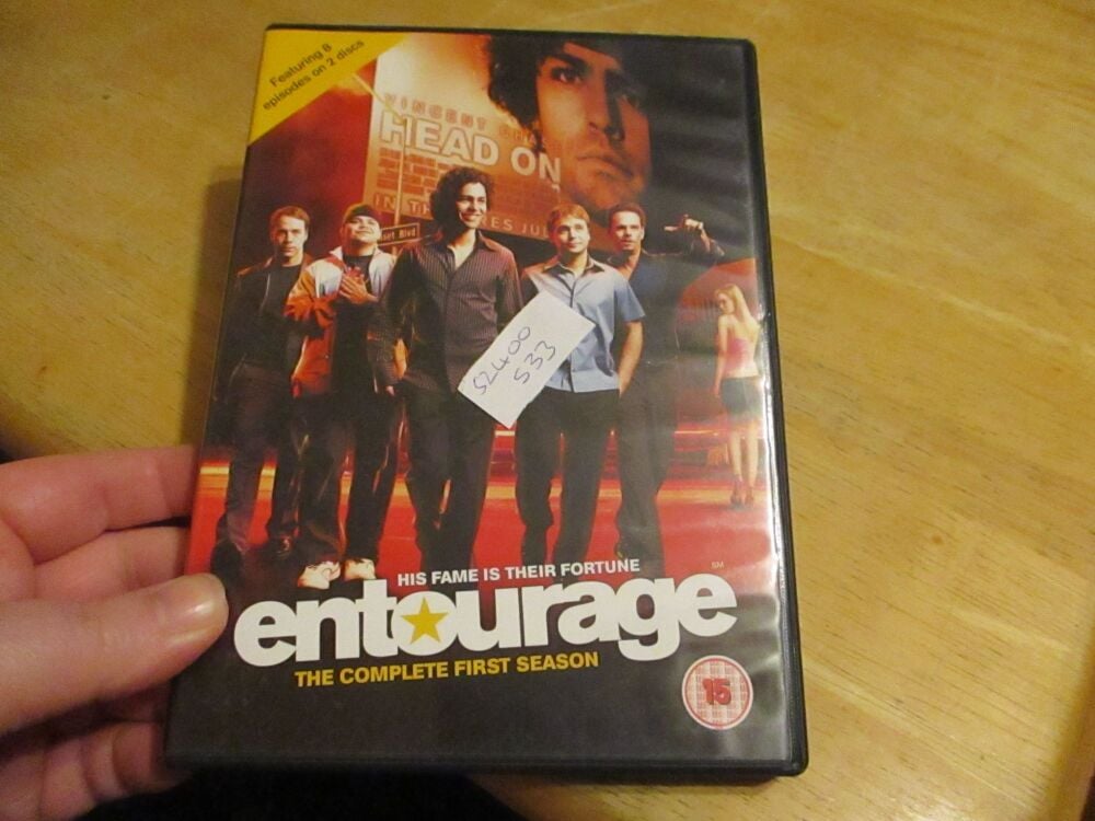 Entourage The Complete First Season - DVD - VLSS/FS Disc - VGC Case - Pal (S2400533)