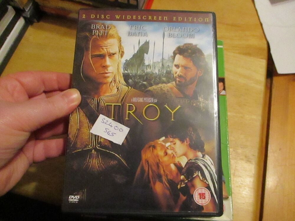 Troy - 2 Disc Widescreen Edition - DVD - LN Disc - VGC Case - Pal (S2400565)