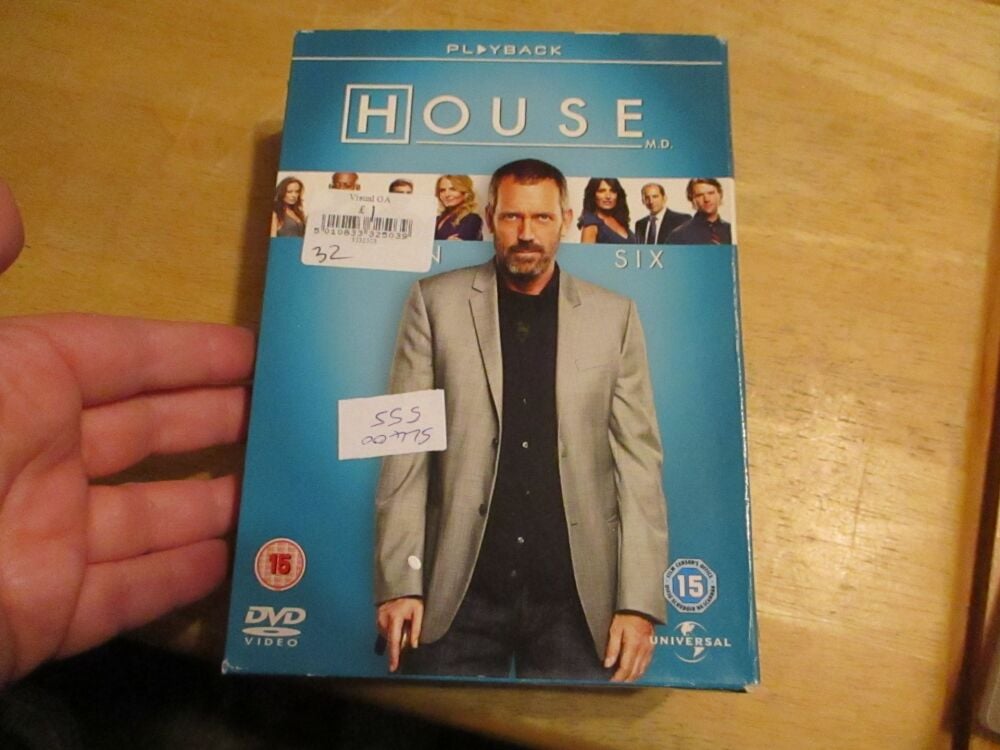 House M.D - Season Six Complete - DVD - LN Disc - VGC Case - Pal (S2400555)